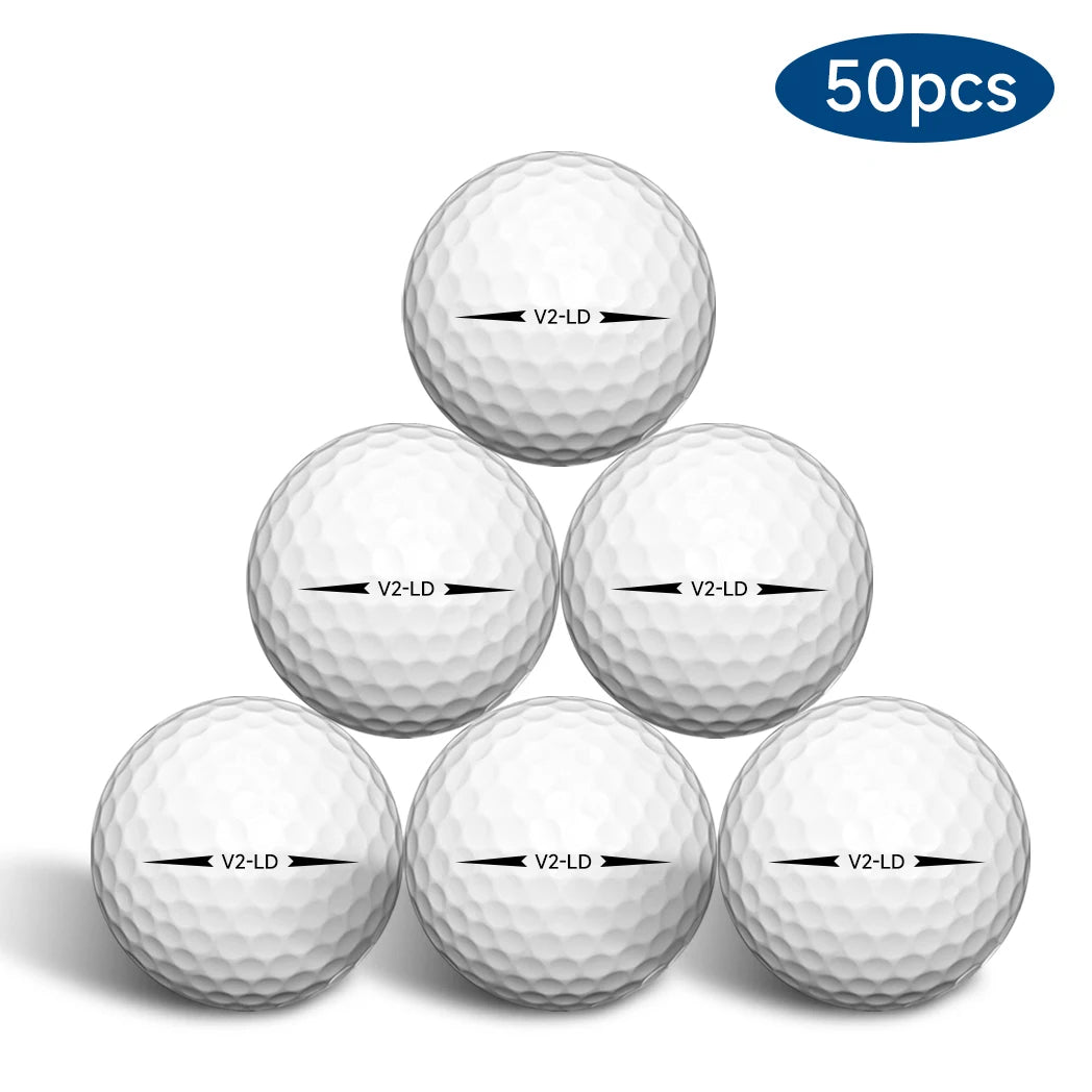 50pcs 2-Layer Golf Balls