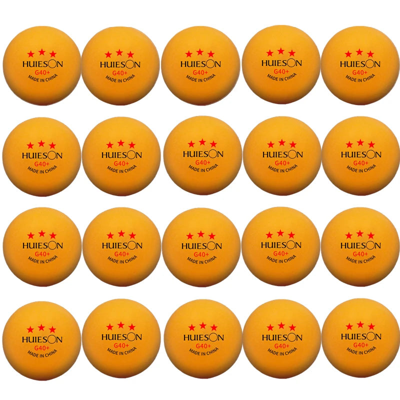 3-Star ABS 40+ Table Tennis Balls – 20–100PCS