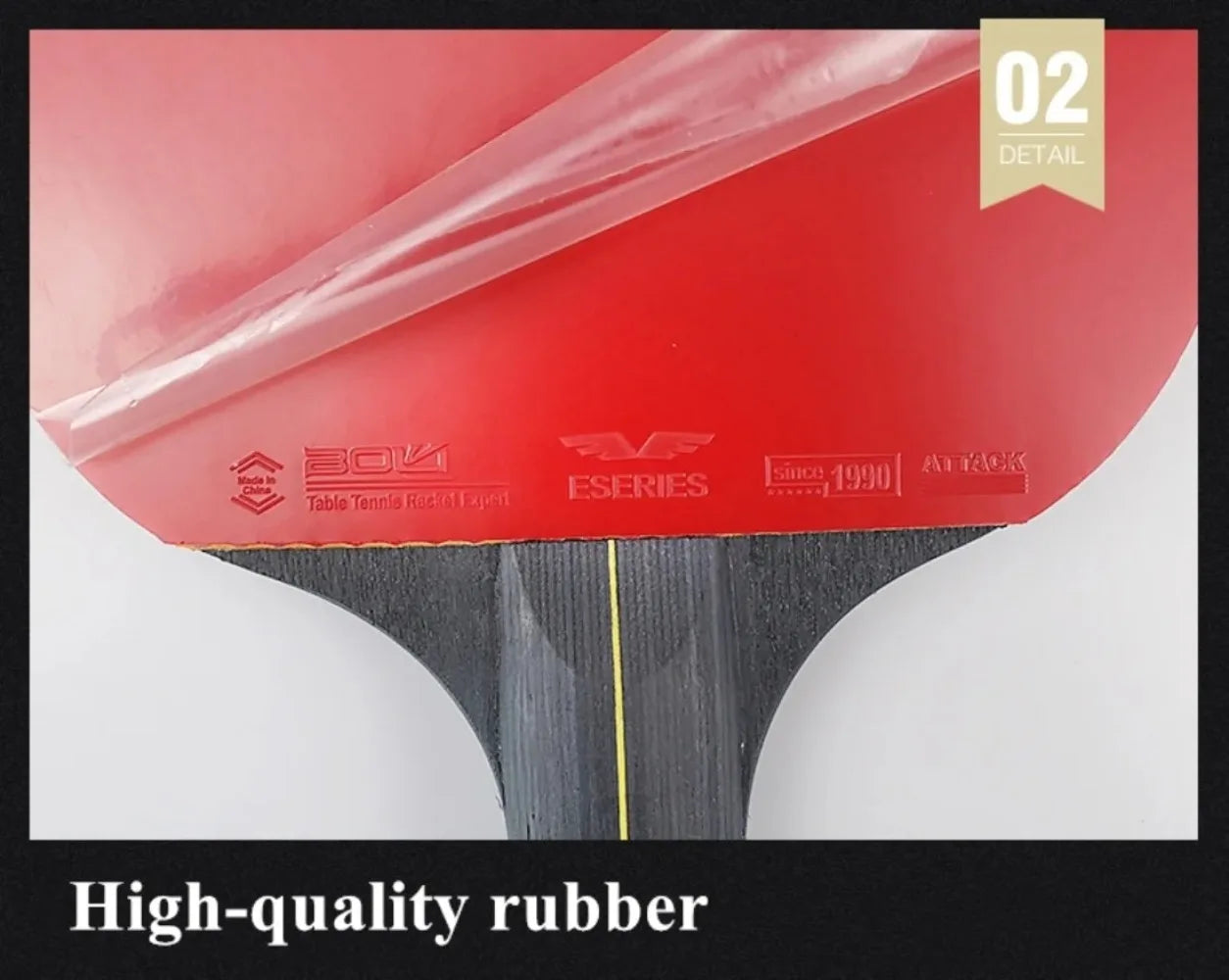 5/6 Star Professional Table Tennis Racket Set – 2PCS