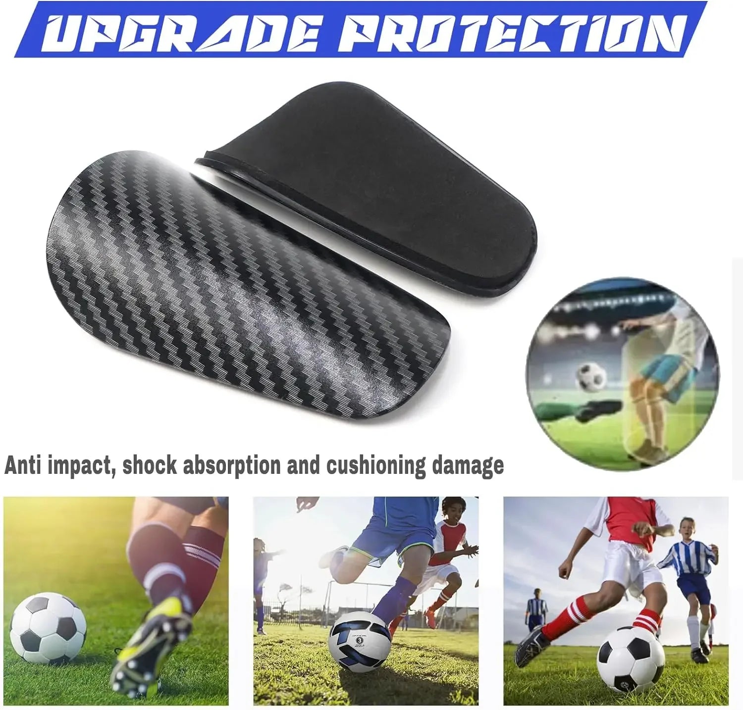 Protect Your Shins During Football Training with Mini Shin Guards - Lightweight and Comfortable Design for Maximum Performance