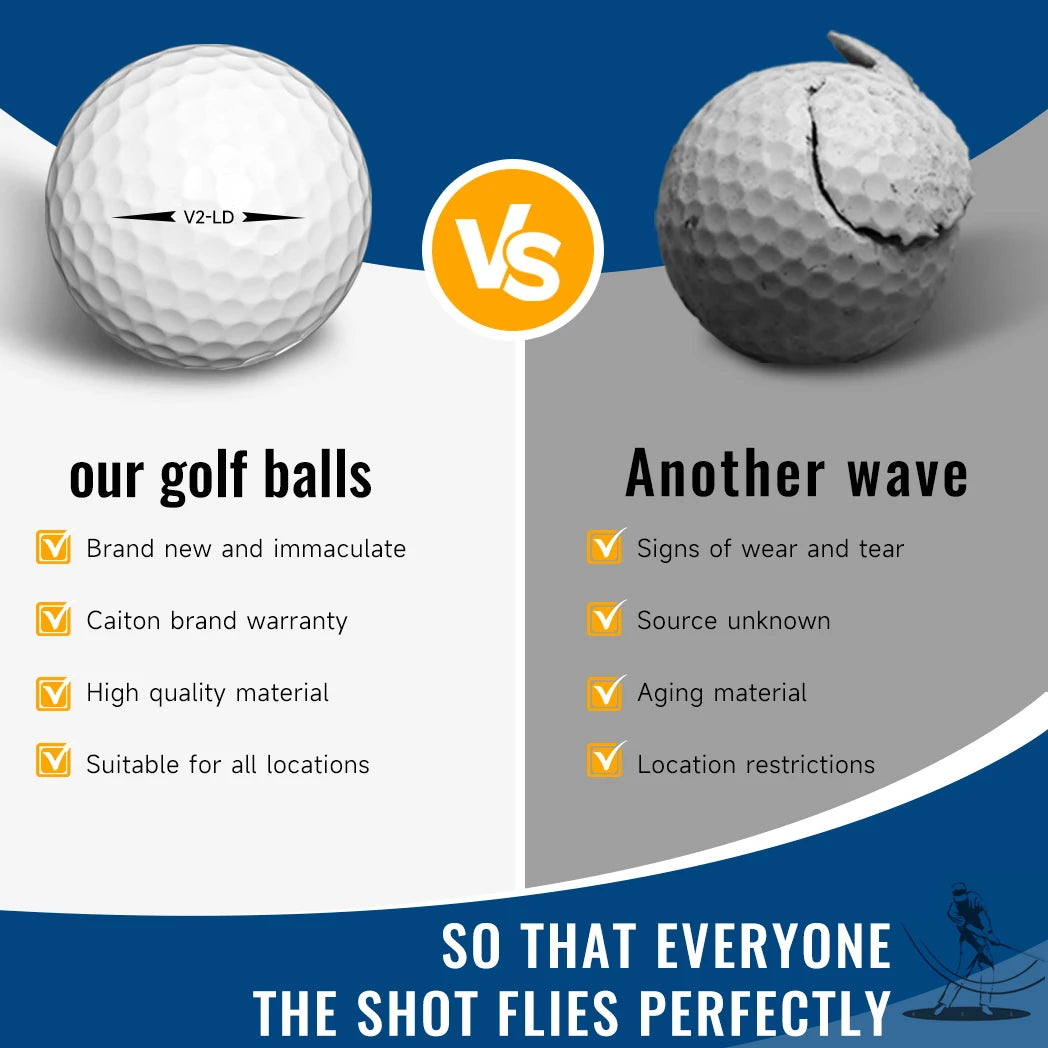 50pcs 2-Layer Golf Balls