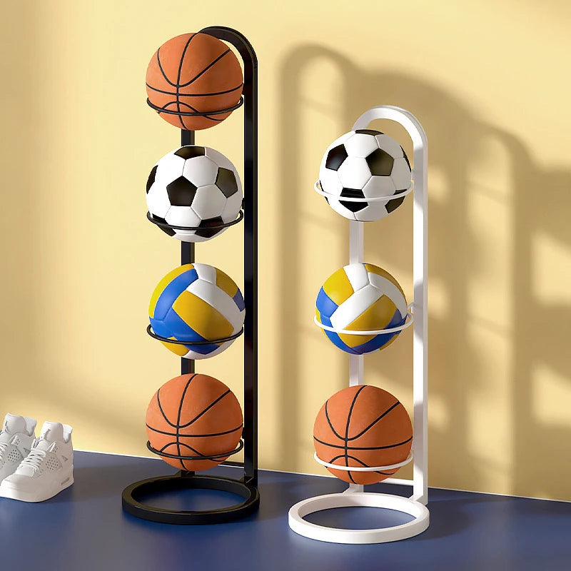 Indoor Kids Sports Ball Storage Rack Organizer