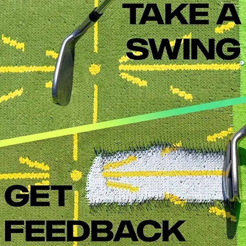 Golf Practice Hitting Mat with Accessories